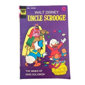 Walt Disney Uncle Scrooge Comic The Mines Of King Solomon #108  Bagged Boarded